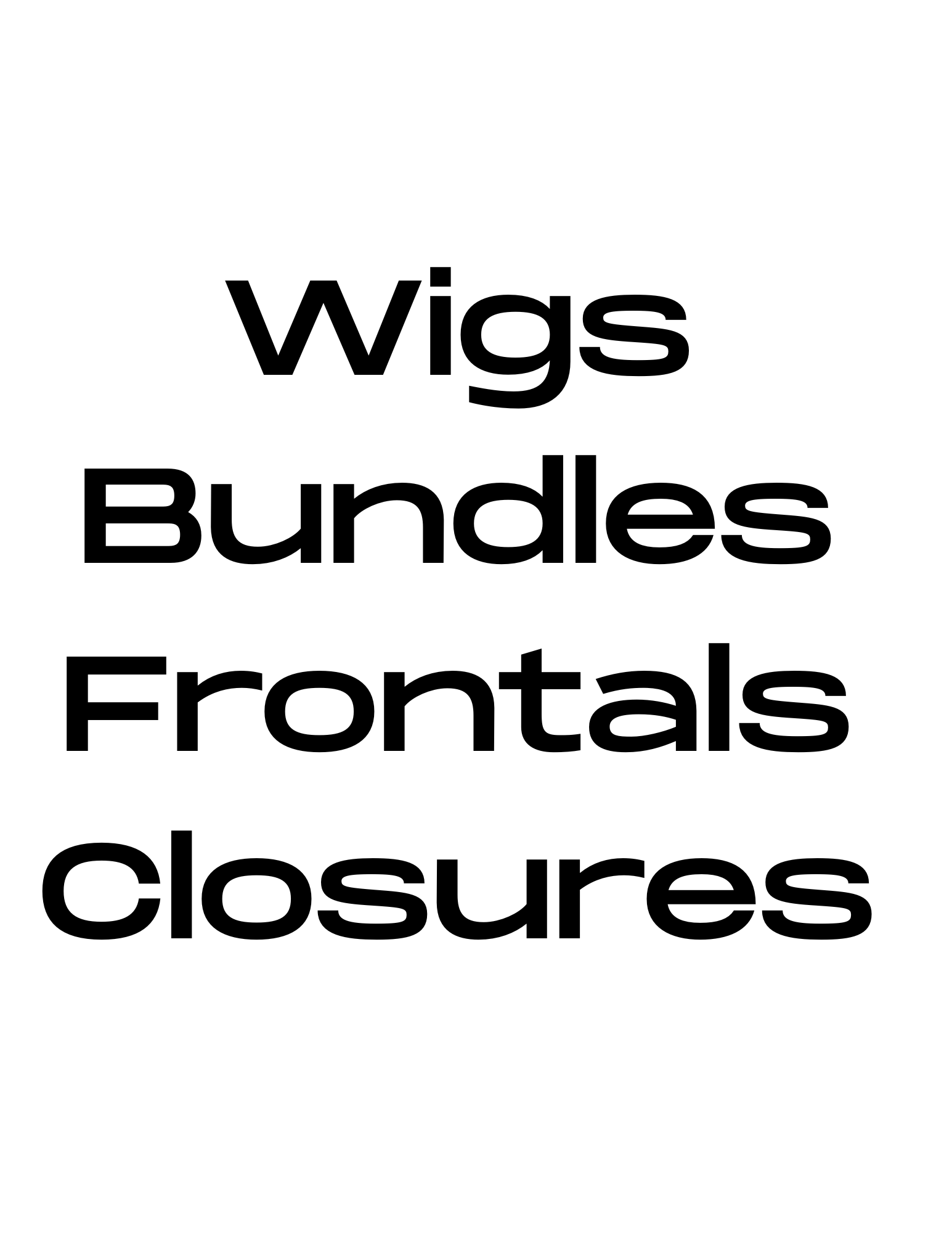 Wigs, Bundles, Closure
